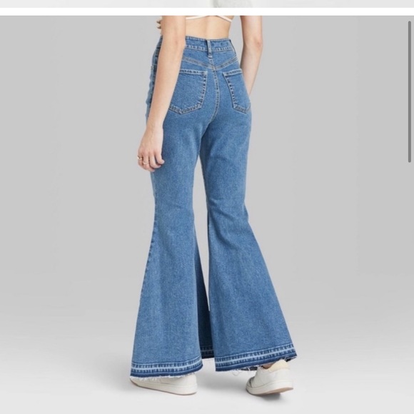 Wild Fable button up flare jeans - Picture 3 of 9